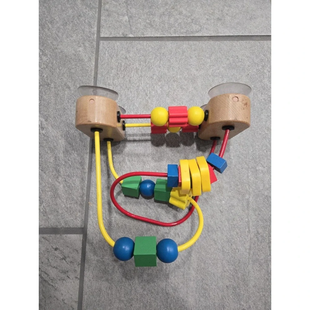 Melissa & Doug My First Bead Maze Wooden Toddler Toy Suction Cup Activity